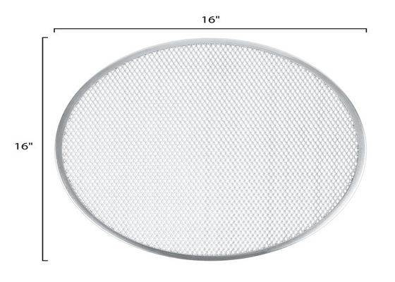 RK Bakeware China Foodservice NSF Barbecue in acciaio inossidabile Grill Pan Pizza Screen /Aluminum Mesh Pizza Trays