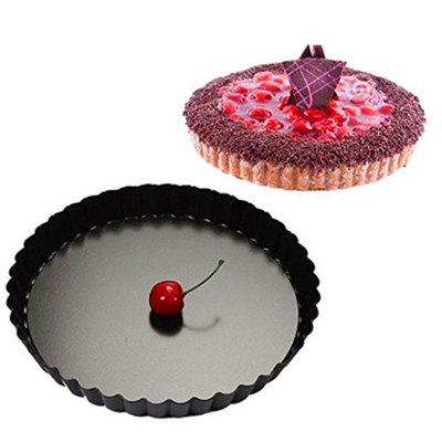 RK Bakeware China Foodservice NSF Rotondo Flutato Cappotto Difficile Pastella In Alluminio Fuso Sotto