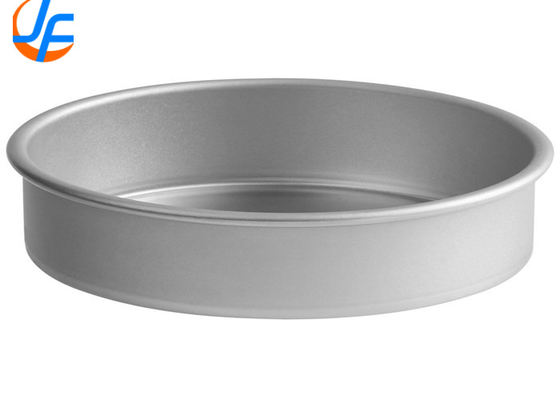 RK Bakeware China Foodservice NSF 10 pollici di alluminio strato rotondo muffa di torta e laterale dritto Deep Dish Pizza Pan