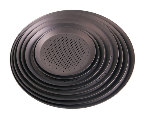 RK Bakeware Cina-dura anodo perforato sottile crosta pizzeria per pizzeria