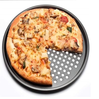 RK Bakeware Cina Foodservice NSF Hard Coat 16 Inch Aluminum Mega Pizza Disk Pizza Pan