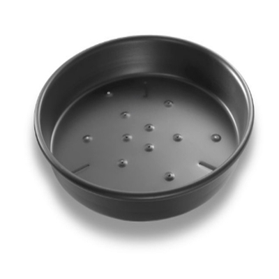 RK Bakeware China Foodservice NSF 9 pollici anodizzato in alluminio rotondo forato pentola per pizza