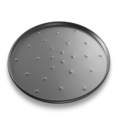 RK Bakeware China Foodservice NSF 13 pollici Hard Anodized Aluminum Round Thin Crust Pizza Pan