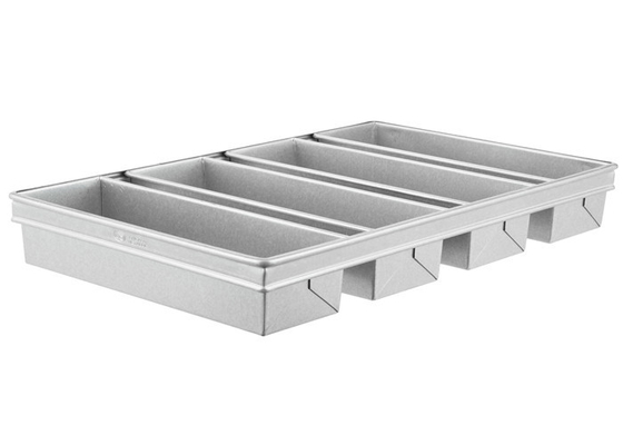 RK Bakeware China-Chicago Metallic 4 Strap Glazed Aluminized Pullman pane pane pane 13 &quot;x 4&quot; x 4 &quot;