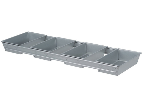 RK Bakeware China Foodservice NSF 6 Strap Pan Pan di pane in alluminio vetrato in acciaio alluminizato