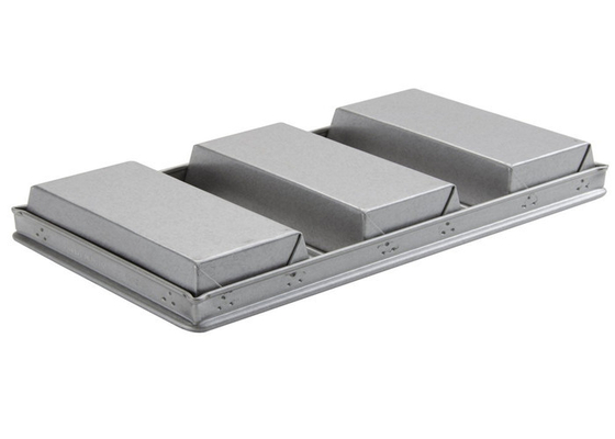 RK Bakeware China Foodservice NSF 3 Strap 800g Glazed Aluminum Pullman Pan Pan Pan Pan Pan Pan