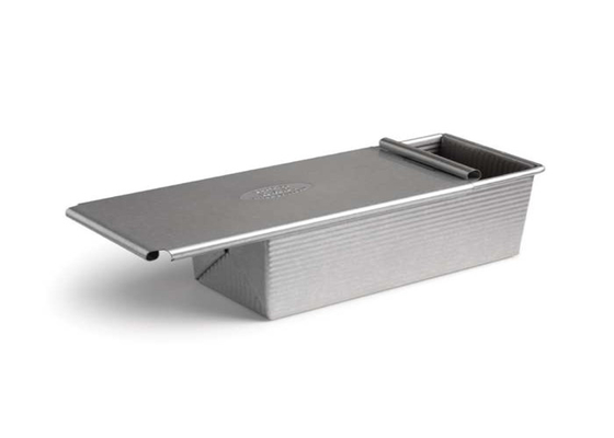 RK Bakeware China Foodservice NSF 9'' Aluminum Pullman Pan Pan Pan / Pain De Mie Pan Pullman Pan / Pan Pan