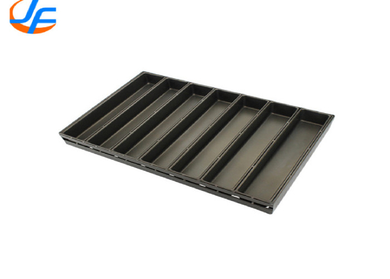 RK Bakeware China Foodservice NSF Commercial Telfon Non-stick Pullman Bread Mould 4 Strap Pullman Pan