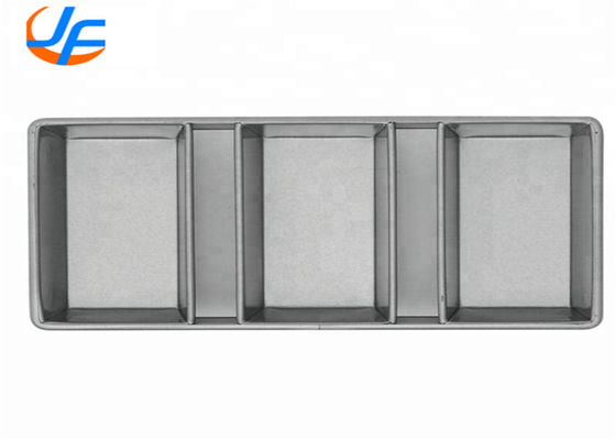 RK Bakeware Cina-acciaio alluminizato 3 cinghie Rye Mackies Pane Pan Glazzato