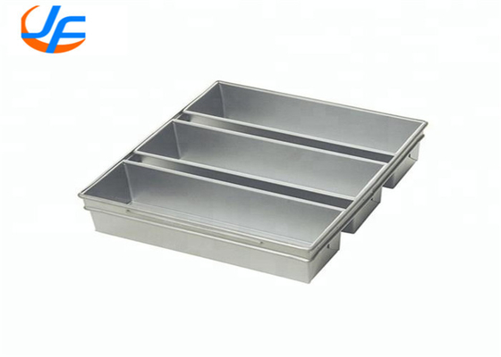 RK Bakeware Cina-acciaio alluminizato 3 cinghie Rye Mackies Pane Pan Glazzato