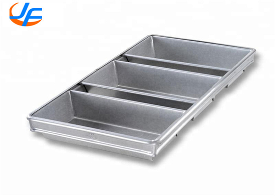 RK Bakeware China- 4 Strappi Panelle di pane in alluminio non appiccicoso/ Panella di pane in alluminio