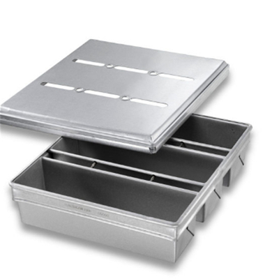 Rk Bakeware Cina-Chicago Metallic Industrial 4 Strappo Silicio Glazzato Non-stick Pullman Mould Pane