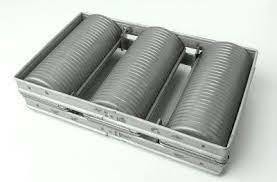 RK Bakeware Cina Foodservice NSF Telfon Non-stick Custom 5 file Baguette Pane Padella