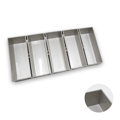 Rk Bakeware Cina-Chicago Silicone metallico vetrato 5 Strap Bread Moulds Open Top
