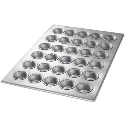 Rk Bakeware China-42754 12 Coppa Verniciata Acciaio Aluminizato Mini Crown Muffin Pan/ Cruffin Pan/ Cruffin Tray