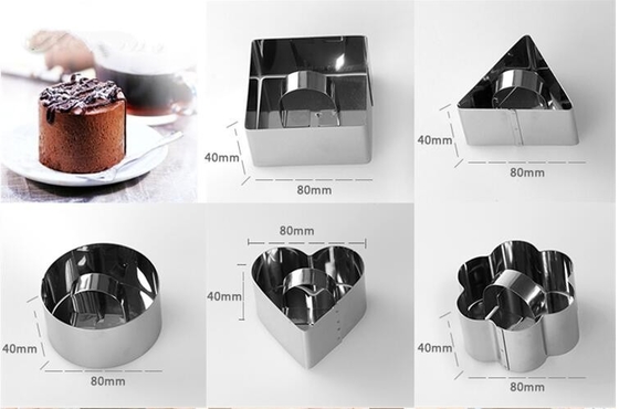 RK Bakeware China Foodservice NSF Anello a forma quadrata Mousse Ring Pasty Ring