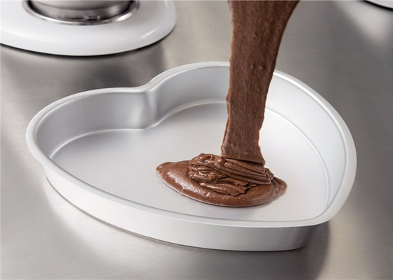 RK Bakeware China Foodservice NSF 142*134*55 Acciaio in alluminio Forma di cuore Torta Padella a fondo sciolto
