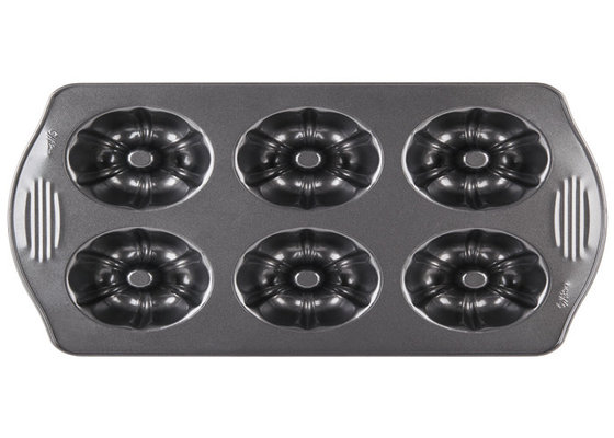 RK Bakeware China Foodservice NSF Stampo di torta in acciaio inossidabile Mini Bundt Cake Pan