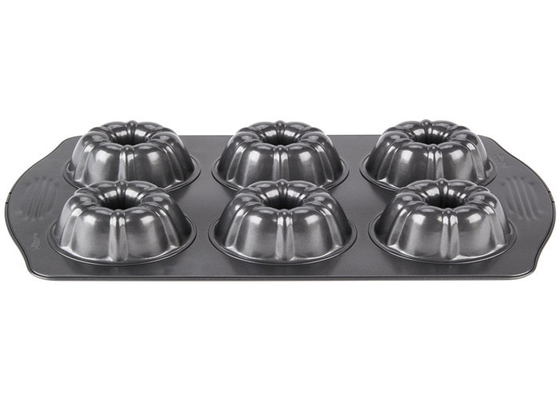 RK Bakeware China Foodservice NSF Stampo di torta in acciaio inossidabile Mini Bundt Cake Pan