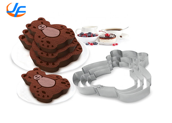 RK Bakeware Cina Foodservice NSF Stampo di torta in alluminio, Acciaio inossidabile Mousse Mouse Moulding Mousse Cake Rings