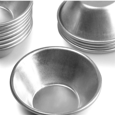 Forma rotonda Leggio di alluminio Carne profonda Burger Pan Pizza Pie Pan Tart Pan Stampo per accessori da pasticceria fai da te