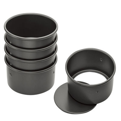 Rk Bakeware Cina rettangolo rotondo rimovibile anodizzato in alluminio muffa torta torta padella torta latta