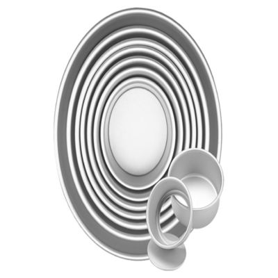 Rk Bakeware Cina rettangolo rotondo rimovibile anodizzato in alluminio muffa torta torta padella torta latta