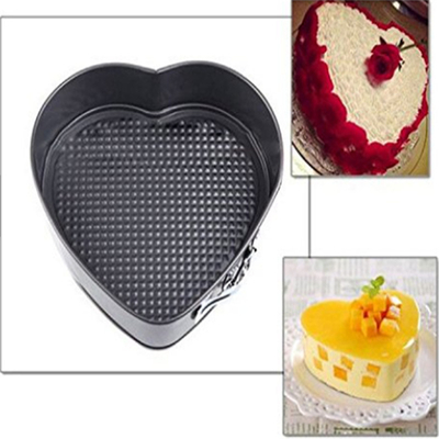RK Bakeware China Foodservice NSF Aluminum Heart Shape Cake Pan Cheesecake Pancake Cake Stampo