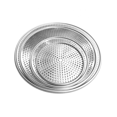 12 pollici di alluminio punch pizza vassoio pizza piatto per forno pizza vassoio da forno bordo piatto