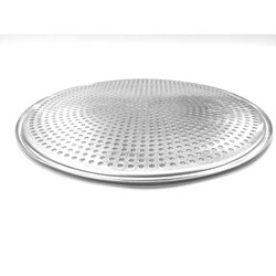 12 pollici di alluminio punch pizza vassoio pizza piatto per forno pizza vassoio da forno bordo piatto