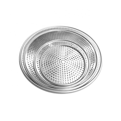 Panna da pizza in lega di alluminio da 13 pollici bandejas para pizza redonda de delicli pizza tepsisi forno di alluminio