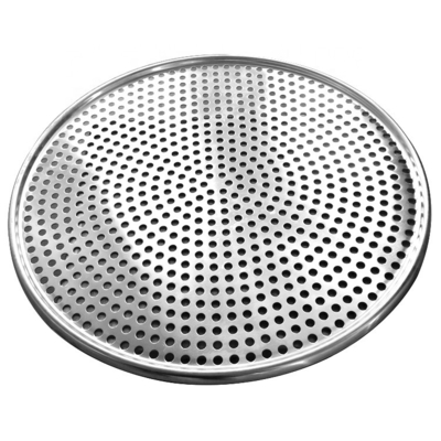 Panna da pizza in lega di alluminio da 13 pollici bandejas para pizza redonda de delicli pizza tepsisi forno di alluminio