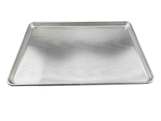 18&quot;*13&quot;1&quot; vassoio per pane a base di pane perforato pieno hamburger o hamburger o hot dog pan pan pan senza rivestimento pan di pane in alluminio