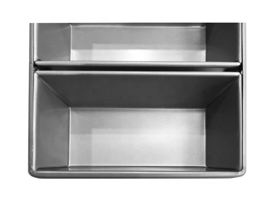 4 fessure pane da forno vassoio da forno scatola per il pane da tosta scatola per il foraggio del pane da forno scatola per il pane da forno in acciaio alluminio