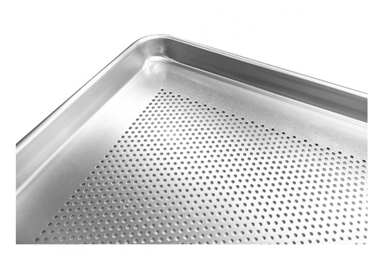 18'*13'*1'' 1,2 mm Sotto vassoio per pane da forno perforato hamburger o hamburger o hot dog pan da forno a base di alluminio