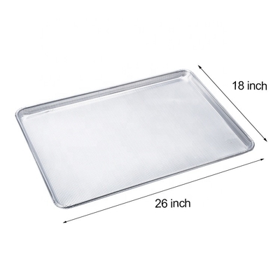 26&quot;*18&quot;*1&quot; 1,2 mm vassoio per pane da forno perperforato pieno hamburger o hamburger o hot dog pan da forno padella di pane in alluminio