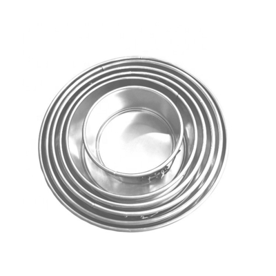 10 pollici di alluminio panno rotondo torta muffa pane latta rotonda torta latta torta cottura Gateau Pan strumenti Gateau
