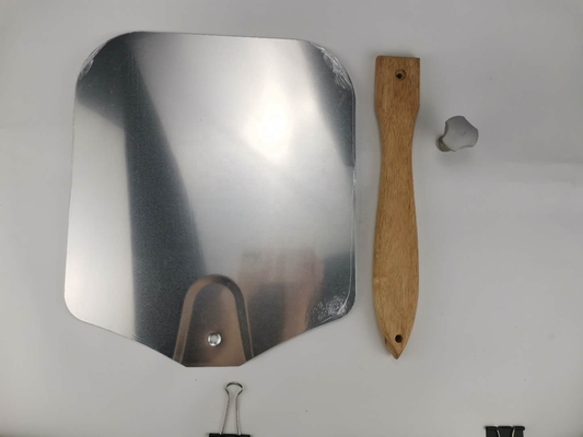 12&quot;*14&quot;*25' Bandejas De Pasapalos De Piedra Pizza in alluminio metallo buccia pieghevole Maniglia in legno Pizza scoop pieghevole