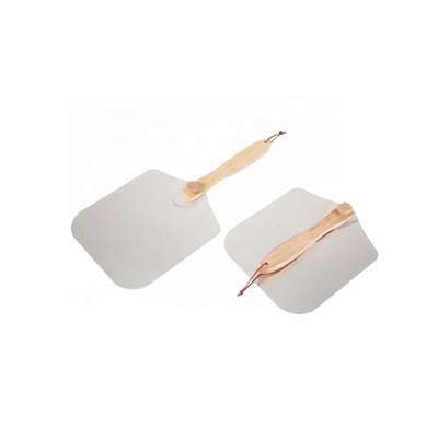 12&quot;x14&quot;x25&quot; utensili per la pizza in alluminio pieghevole pizza buccia pieghevole pizza buccia con maniglia di rovere