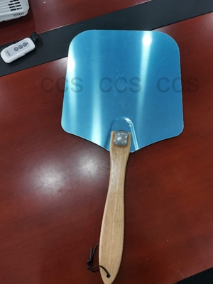 12&quot;x14&quot;x25&quot; utensili per la pizza in alluminio pieghevole pizza buccia pieghevole pizza buccia con maniglia di rovere