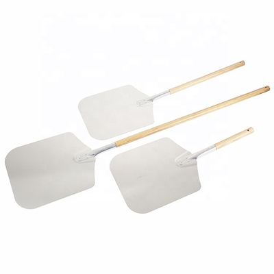 Strumenti per la pizza In legno in alluminio Pizza Peel Legno Maniglia Pizza Paletta Multi Dimensioni
