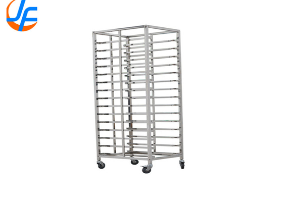 RK Bakeware China Foodservice NSF Revent Oven Double Rack Stainless Steel Baking Trolley