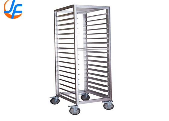 RK Bakeware China Foodservice NSF Revent Oven Double Rack Stainless Steel Baking Trolley