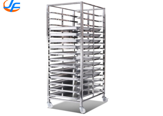 RK Bakeware China Foodservice NSF Custom Double Oven Rack Baking Trolley Trolley di forno pesante