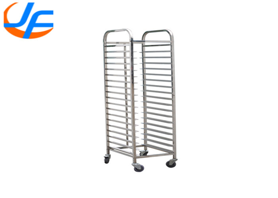 RK Bakeware China Foodservice NSF 470*620 REVENT Double Oven Baking Tray Rack Trolley Acciaio inossidabile GN1/1 Pan Trolley