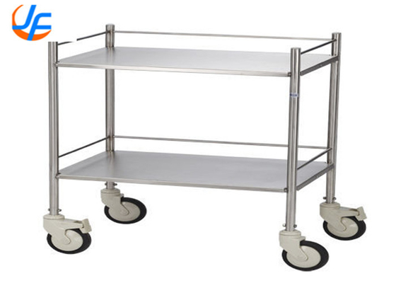 RK Bakeware China Foodservice NSF 3 Tier Servizio di carrello in acciaio inossidabile Carro di distribuzione di materiali in acciaio inossidabile