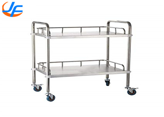 RK Bakeware China Foodservice 2/3/4 Tiers Steel Trolley Service Cart, Distribuzione del materiale per i carrelli in acciaio inossidabile