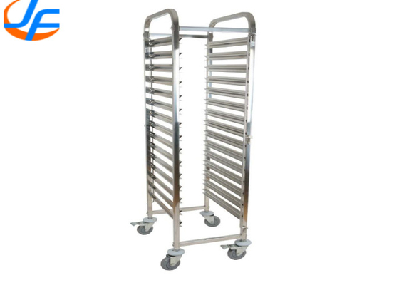 RK Bakeware China- 20 Pan End Load Stainless Steel Bun / Sheet Pan Rack - Assemblati