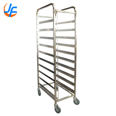 RK Bakeware China-Nesting Commercial Stainless Steel Trolley Rack / Customized Baking Rack Per Panetterie Industriali