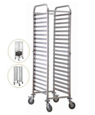RK Bakeware China-Z Frame Nesting Acciaio inossidabile Camionetto da forno doppio Rack per panetterie all'ingrosso